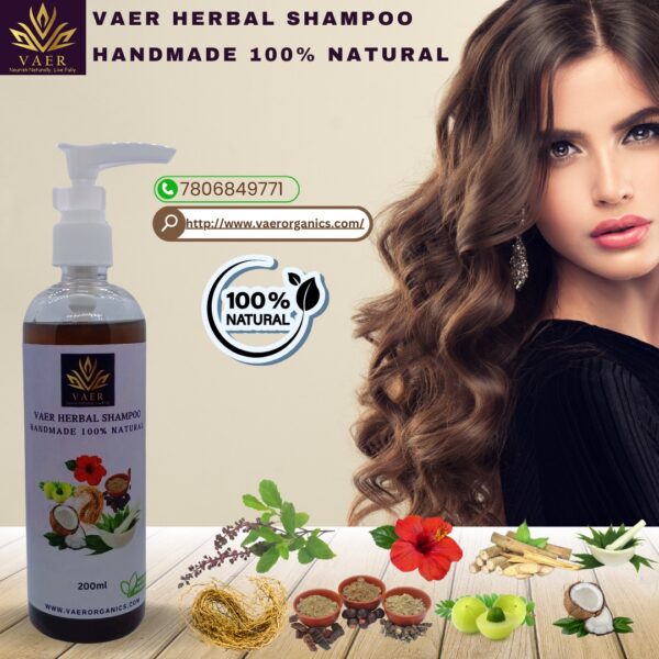 VAER HERBAL SHAMPOO - 200 ML - Image 3