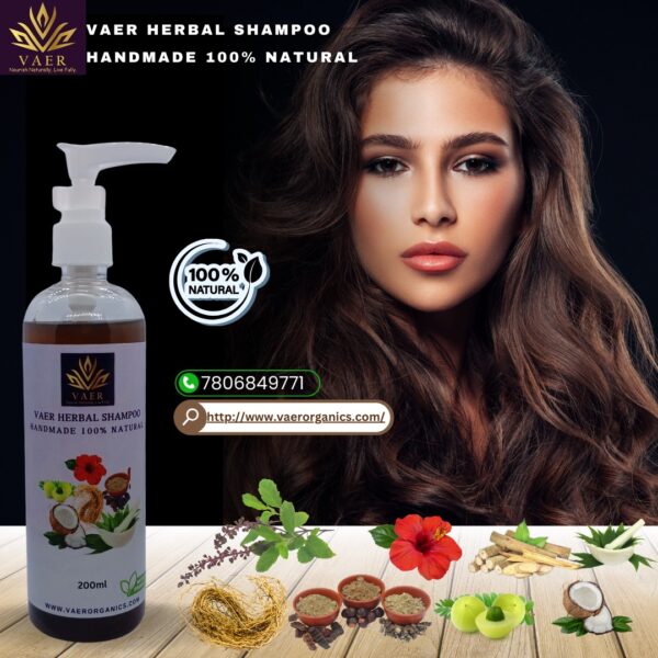 VAER HERBAL SHAMPOO - 200 ML - Image 2
